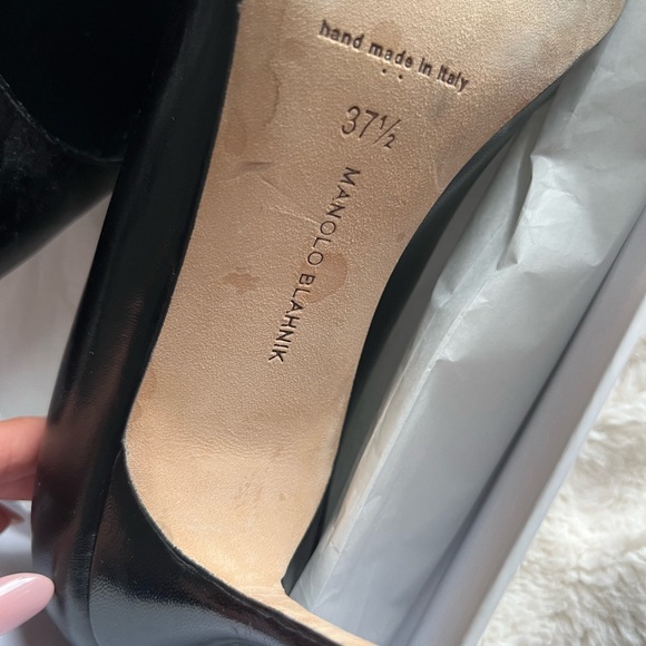 Manolo Blahnik Lisa Pump in 70mm - Picture 5 of 5